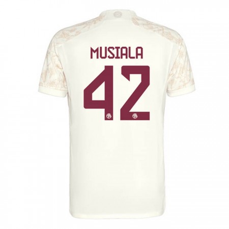 Koszulka FC Bayern Monachium Musiala 42 Champions League Trzeci 2023-24 Koszulki Piłkarskie Krótki Rękaw